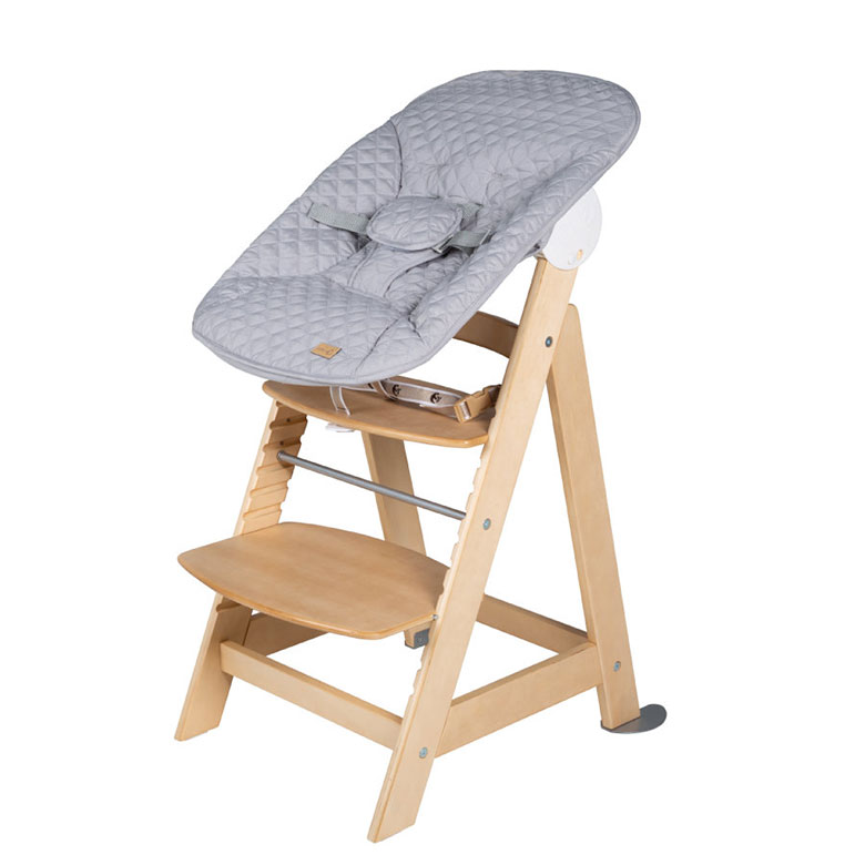 Chaise haute bébé évolutive avec transat Roba