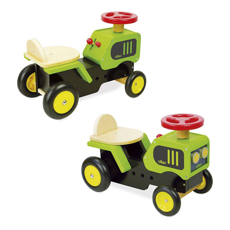 tracteur en bois pour bébé
