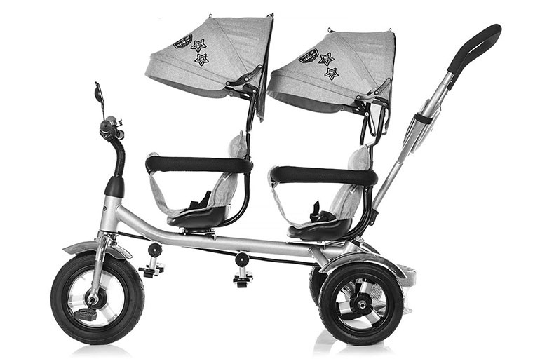 Tricycle twin pour jeunes enfants