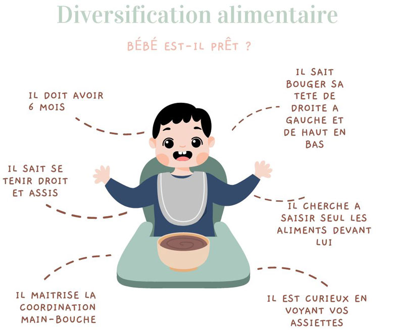 Diversification alimentaire quand commencer ?
