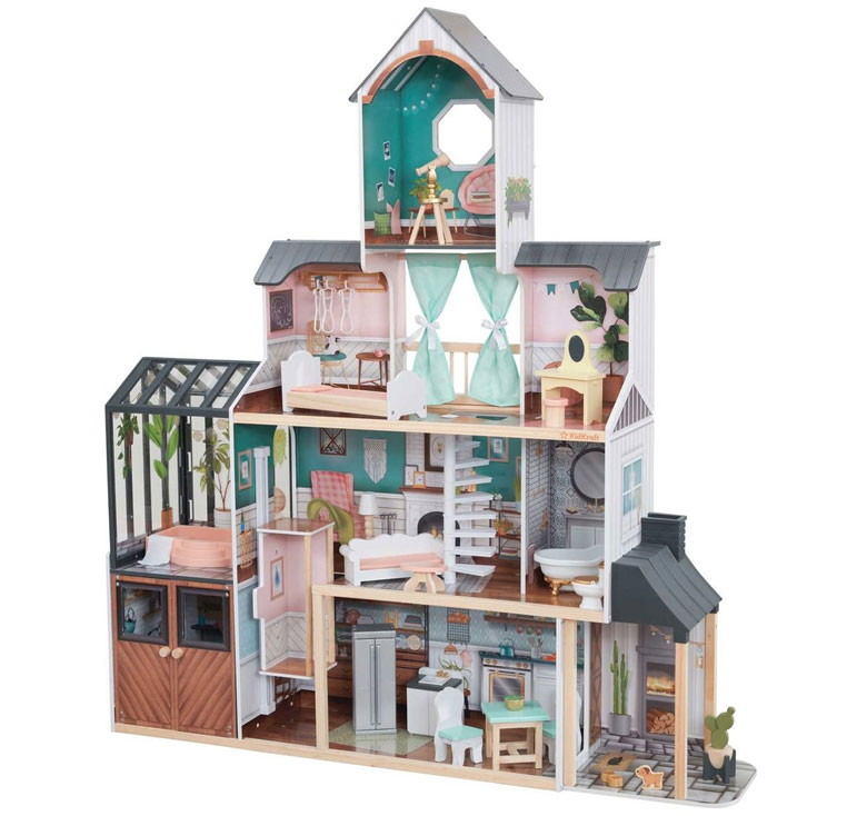Grande maison de poupée en bois avec ascenseur KIDKRAFT