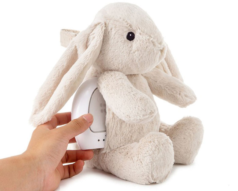 Veilleuse musicale rechargeable lapin