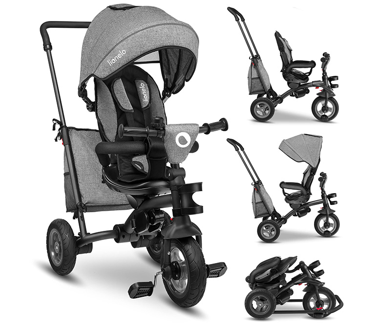 Tricycle bébé multifonction compact LIONELO