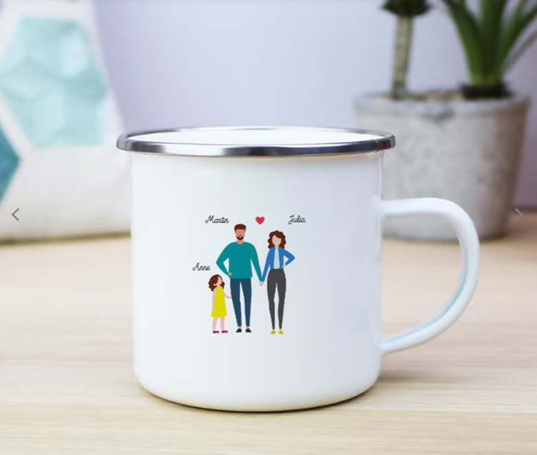 Le mug personnalisé famille pour la fête des Mères