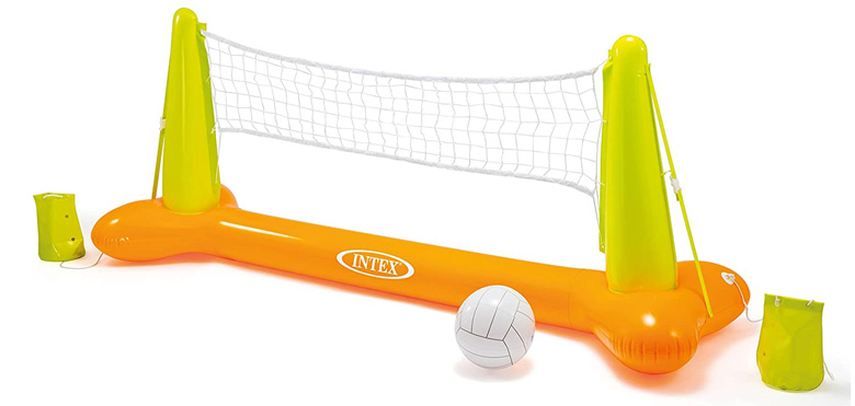 Jeu de volleyball gonflable