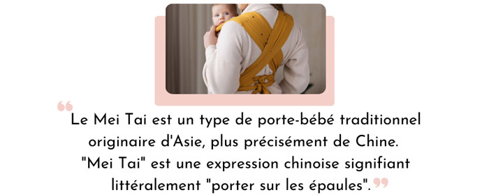 À quel âge peut-on porter un bébé dans un Mei Tai ?
