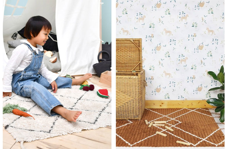 tapis berbère pour chambre enfant