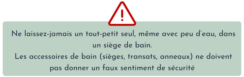 danger salle de bain bébé et enfant noyade