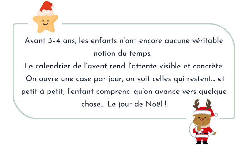 mon premier calendrier de l'avent bébé 