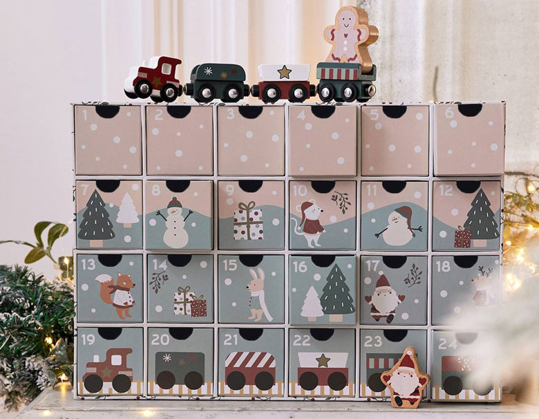 calendrier de l'avent bébé avec jouets en bois calendrier de l'avent bébé avec jouets en bois