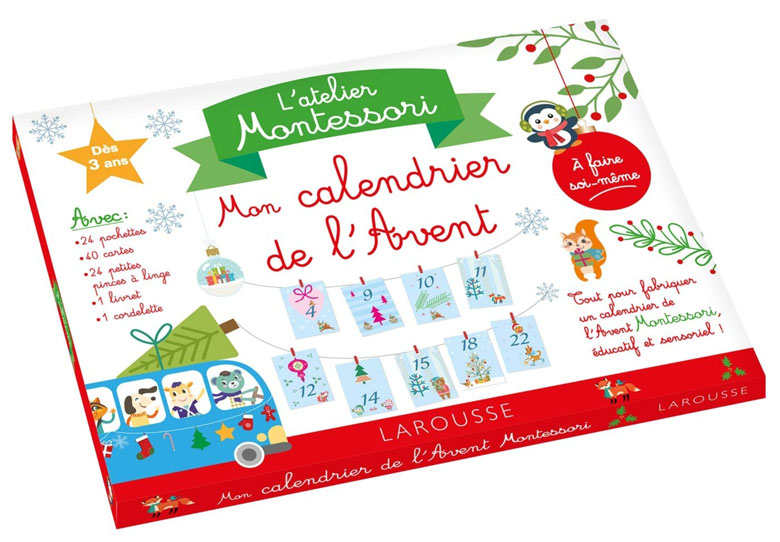 Calendrier de l'avent enfant 3 ans Montessori DiY Calendrier de l'avent enfant 3 ans Montessori DiY