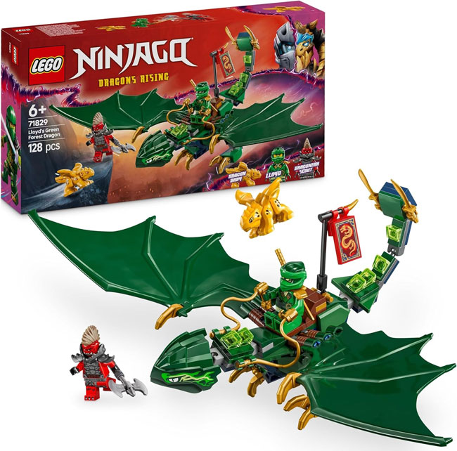 LEGO Ninjago Le Dragon Vert, cadeau de noël garçon 6 ans