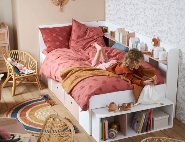 lit enfant avec rangements intégrés