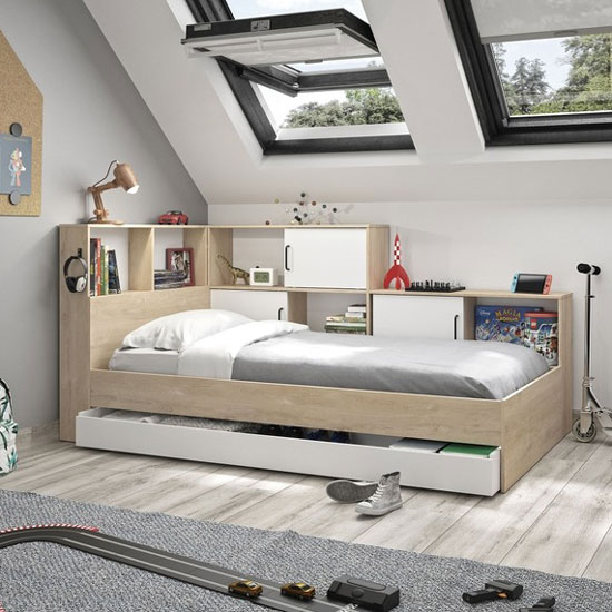 Lit pour enfant avec de nombreux rangements