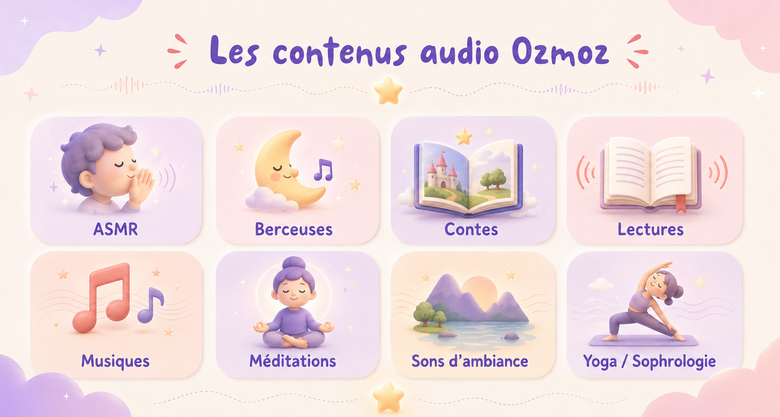 les contenus audio de la veilleuse ozmoz les contenus audio de la veilleuse ozmoz
